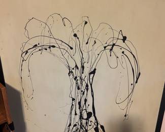 Signed 1960s Abstract Painting