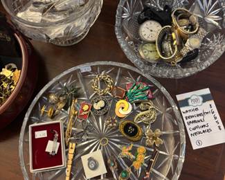 Watches, Brooches, Pins, Earrings, Cufflinks, Necklaces 
