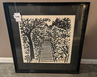 Japanese-Style Abstract Artwork