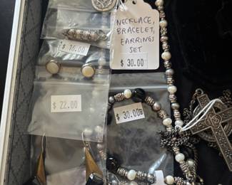 Necklace, Bracelet, Earrings set