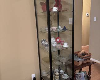 Display with Antique Glass