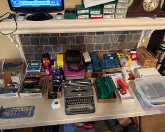 Reloading and Antique Royal Typewriter