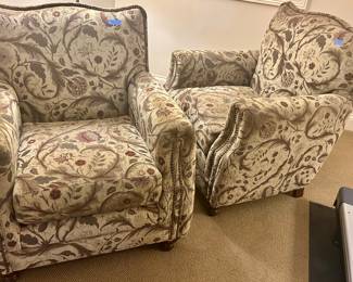 Smithe Craft upholstered arm chairs $200 ea