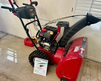 Electric start Craftsman 26” snow thrower 
model# 24788970   $450