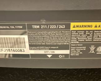 Precor TRM 211/223/243 Treadmill $695