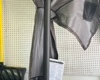 Fire Sense 89”h Commercial Outdoor 48000 BTU Heater with Custom Cover, 
2 available at $150 ea