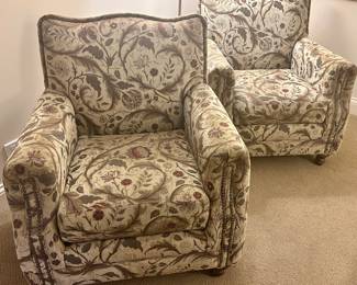 Smithe Craft upholstered arm chairs $200 ea