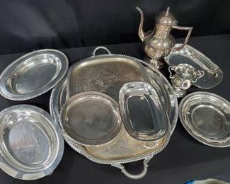 CT391Silver Plate Serving ware