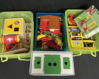 SH691Mystery vintage toys with PlayMobil