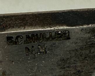 Vintage Engraving Carving Tools for Woodwork marked E.C. Muller NY 