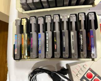 NES game lot, vintage Nintendo cartridges, retro video games, classic 8-bit titles, collectible NES games.
