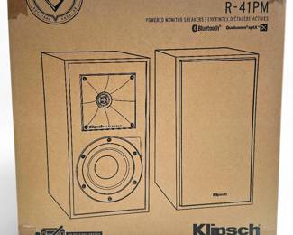 Klipsch R-41PM Powered Bluetooth Bookshelf Speakers