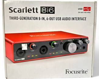 Focusrite Scarlett 8i6 3rd Gen USB Audio Interface