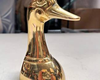 Gatco Korea Solid Brass Duck Head Bookend