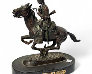 Reproduction of Trooper of the Plains by Frederic Remington