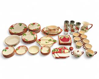 Franciscan Apple 70-Piece Earthenware Dinnerware Set