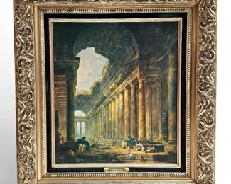 Turner Co. Print of Hubert Robert's The Old Temple
