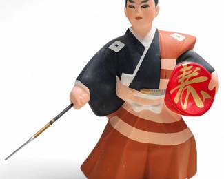 Genuine Hakata Doll Samurai Warrior Kuroda Bushi