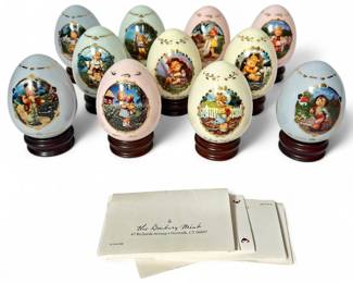 Danbury Mint Hummel Porcelain Eggs