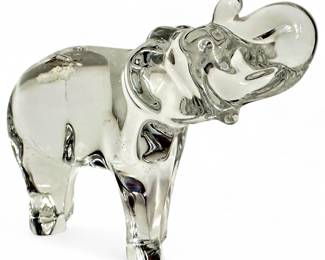 Baccarat Crystal Elephant