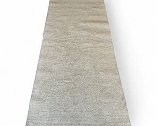 Modern Woven Wool Area Rug Runner, 34.5" x 101"