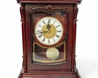 Wooden Table Clock w/ Quartz Movement
