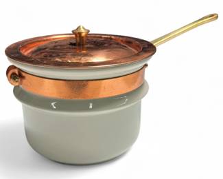 Metalutil Portugal Ceramic & Copper Double Boiler