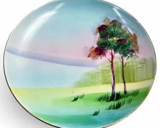 Antique Hand-Painted Nippon Plate