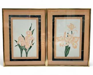 Botanical Watercolor Paintings by B. Dominique