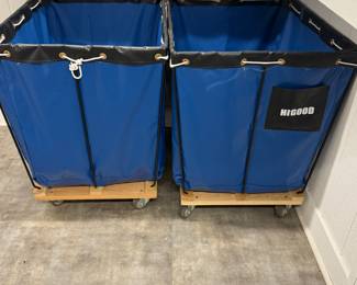 HI GOOD Basket Truck, Service Cart, Laundry Carts