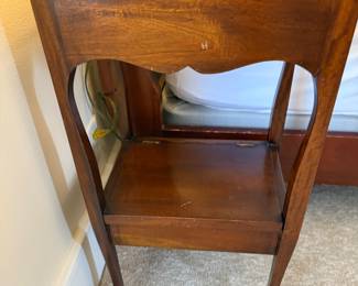 Antique Side Table in the style of John Widdicomb 16" x 12" x 30"