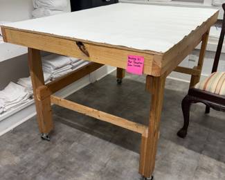 Folding Table on Wheels