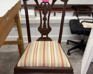 2 Reproduction Chippendale Dining Chairs