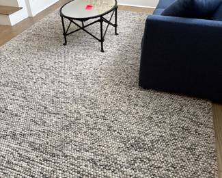 Berber Carpet By Kas Pattern Cobblestone Handwoven space-dyed Wool and Nylon in a pebble weave Made in India Pattern 81537 8' x 10' 