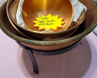 Copper bowls