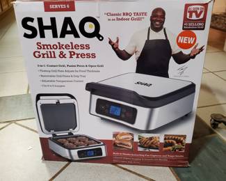 Shaq Smokeless grill press 