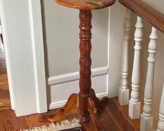 Handmade cedar pedestal 
