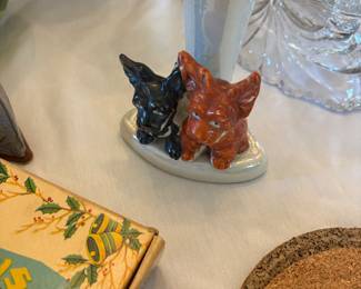 Cute dog vase. 