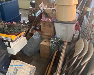 Garage is packed 