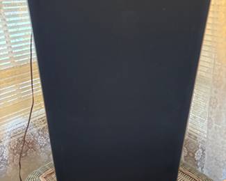 Pair of Polk Audio speakers (2 of 2) 28”
Stand ( Not pictured) 13 1/2x15 1/2 10