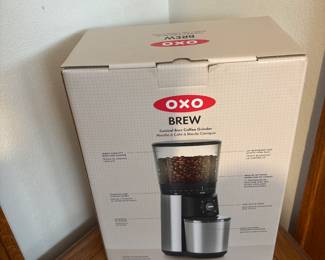 NEW OXO conical burr coffee grinder