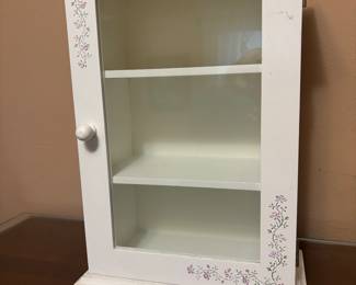 Wooden cabinet
Glass front