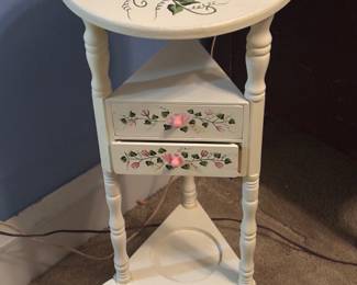 Wooden painted plant stand