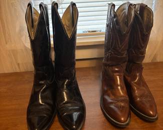 Leather Cowboy Boots