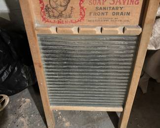 Vintage washing board