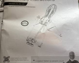 Roger Teeter assembly instructions