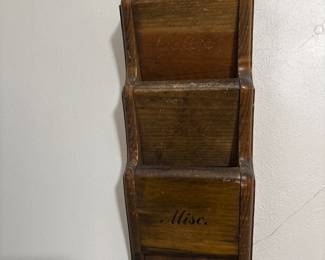 Vintage wooden holder 21”