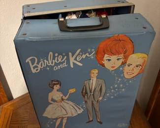 Vintage Barbie and Ken Case w/clothes
