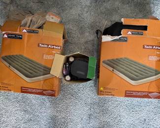 Pair of Ozark Trail airbeds
Coleman Quickpump