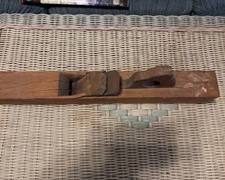 Antique 25” wood planer